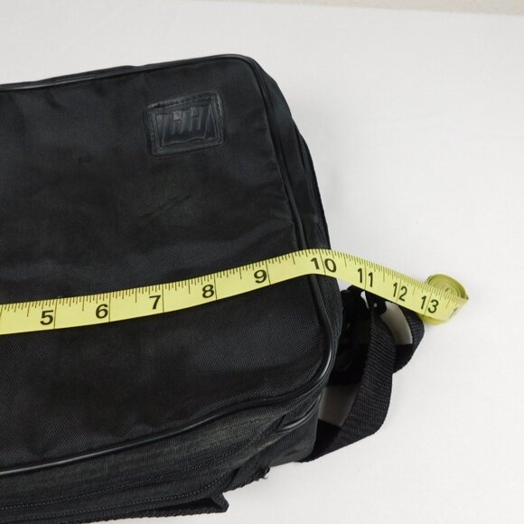 Black Soft Cassette Tape Carrying Case Bag Adjustable Strap MM Holds 10 Tapes - Picture 7 of 9